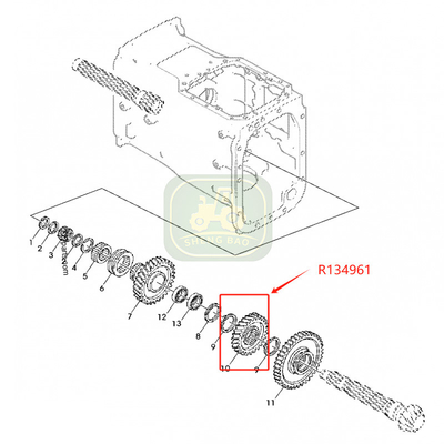Sostituzione della trasmissione 25/29T R134961 R113840 Ingranaggi per