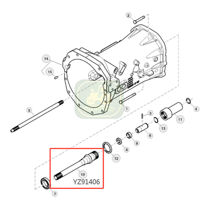 Parti di ingresso di reazione anteriore della frizione a secco YZ91406