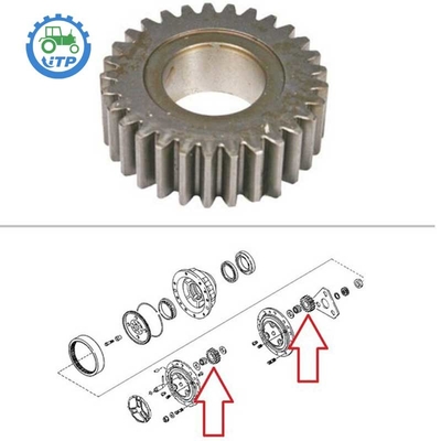Escavatore a cucchiaia rovescia 4WD Front Axle Planetary Gear K395110 5120 5220 di caso