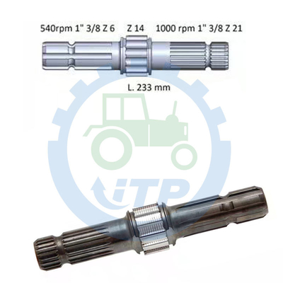 Pezzi di ricambio del trattore L173241 per  6430 6100 7230 asse 3.7KG di 6125M 6330 PTO